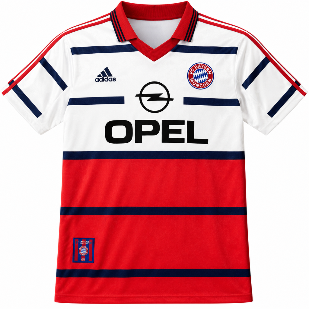 Maillot rétro Bayern Munich extérieur 1998/1999