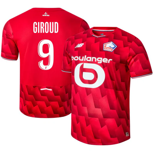 Maillot Lille LOSC domicile Giroud 9 2025/2026