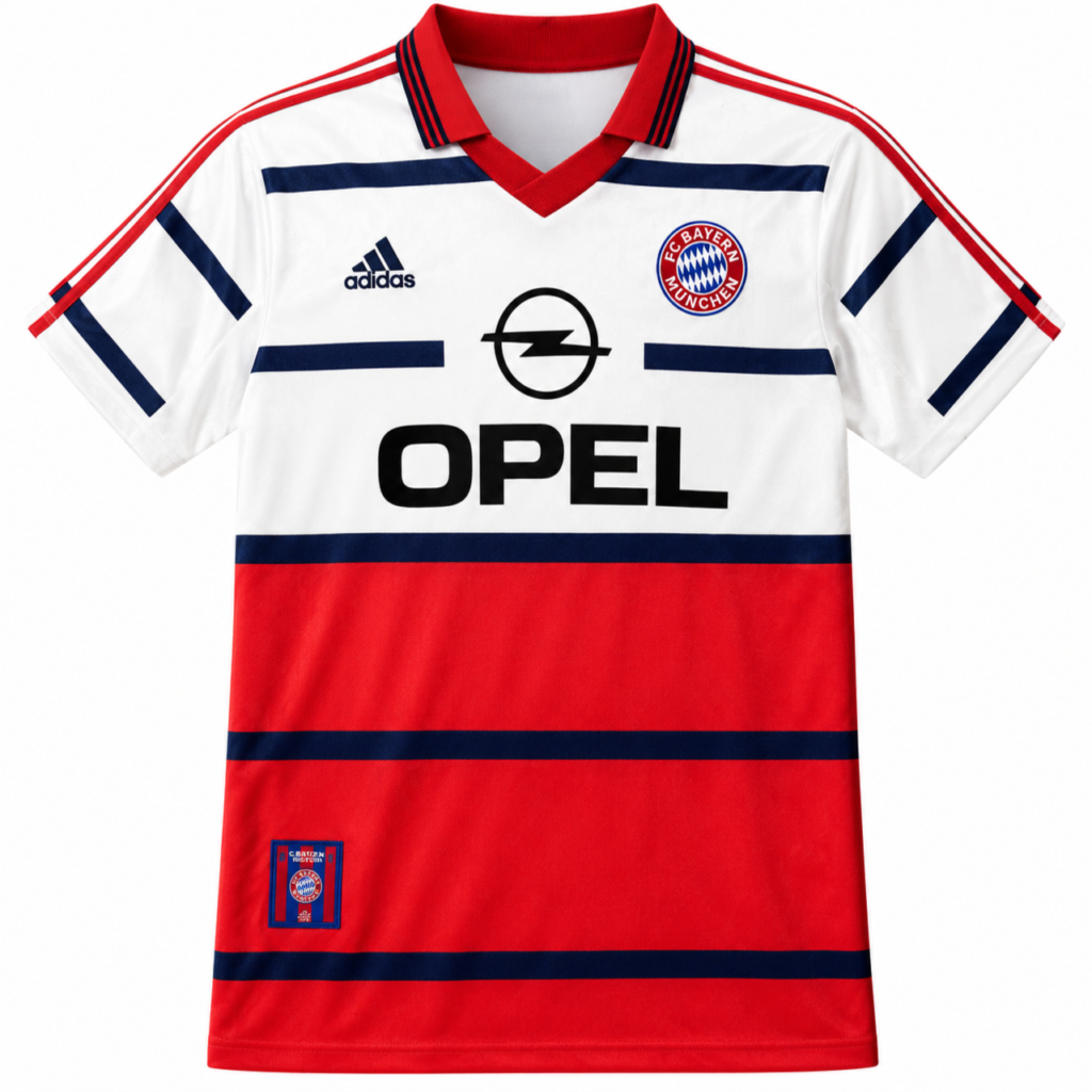 Maillot rétro Bayern Munich extérieur 1998/1999