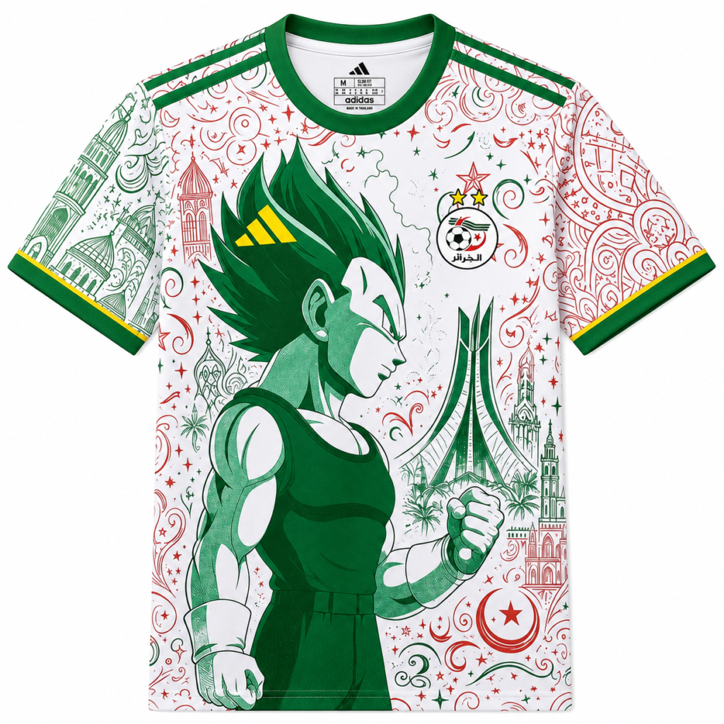 Maillot spécial Dragon Ball Z Algérie 2026