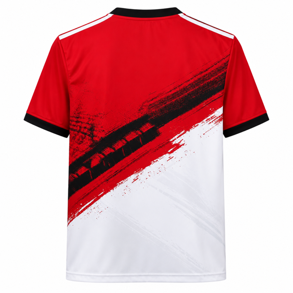 Maillot Édition Spéciale Benfica Graphique Brushstroke ROUGE, Noir et Blanc 2026/2027 – Image 2