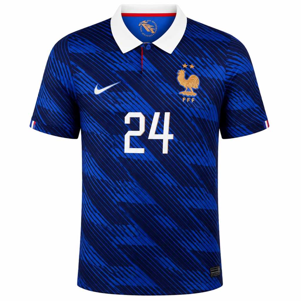 Maillot floqué Équipe de France Stadium domicile 2026