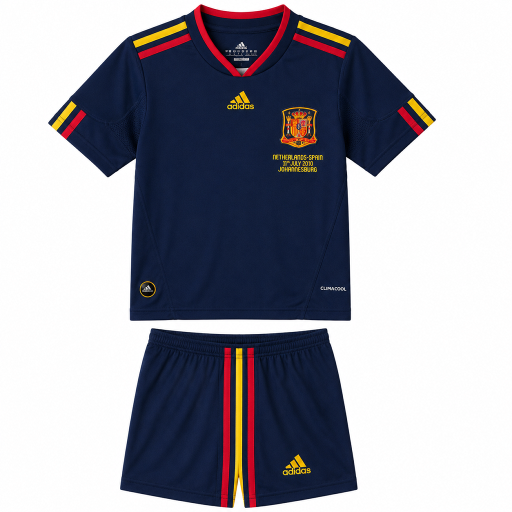 Ensemble Maillot extérieur rétro enfant Espagne 2010