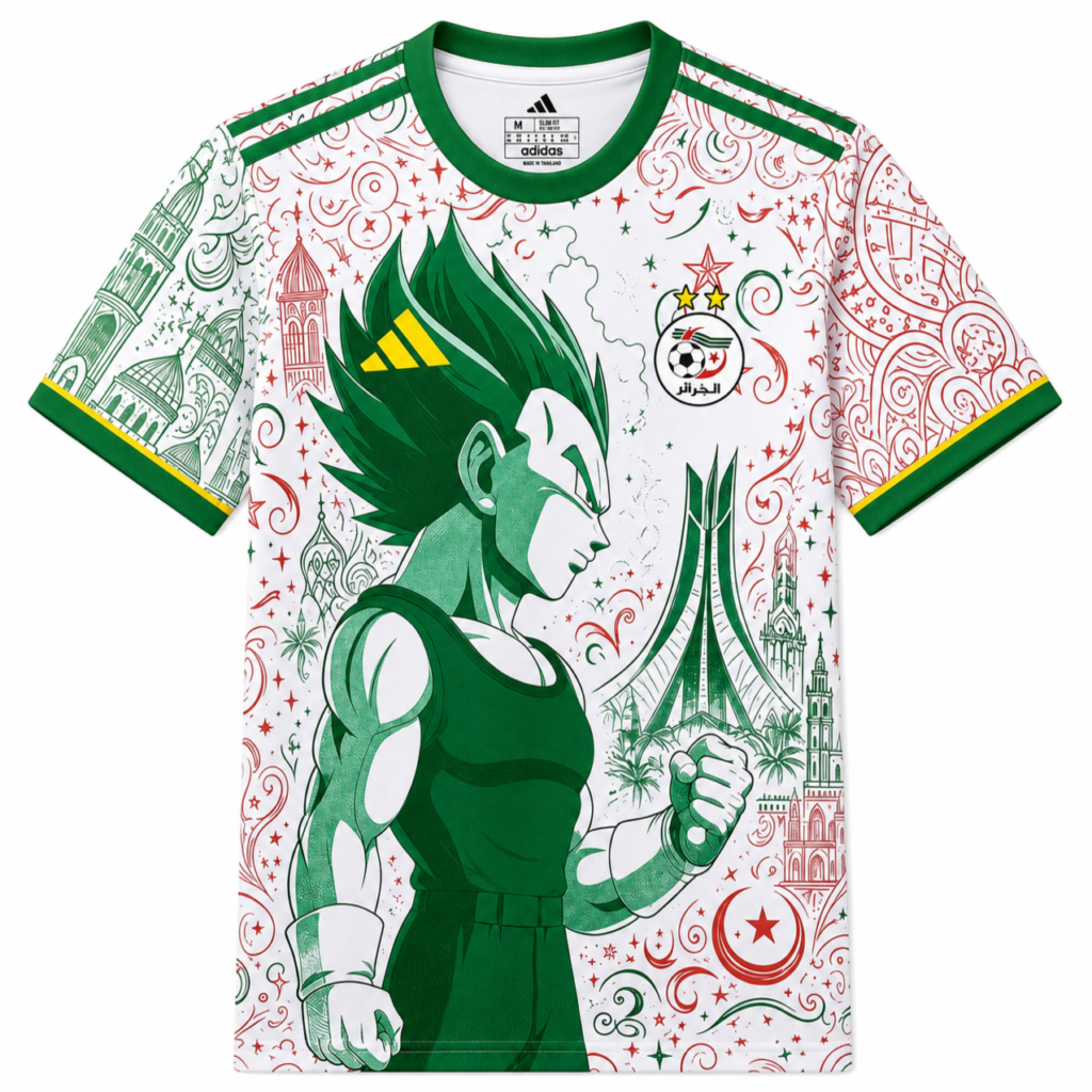 Maillot spécial Dragon Ball Z Algérie 2026